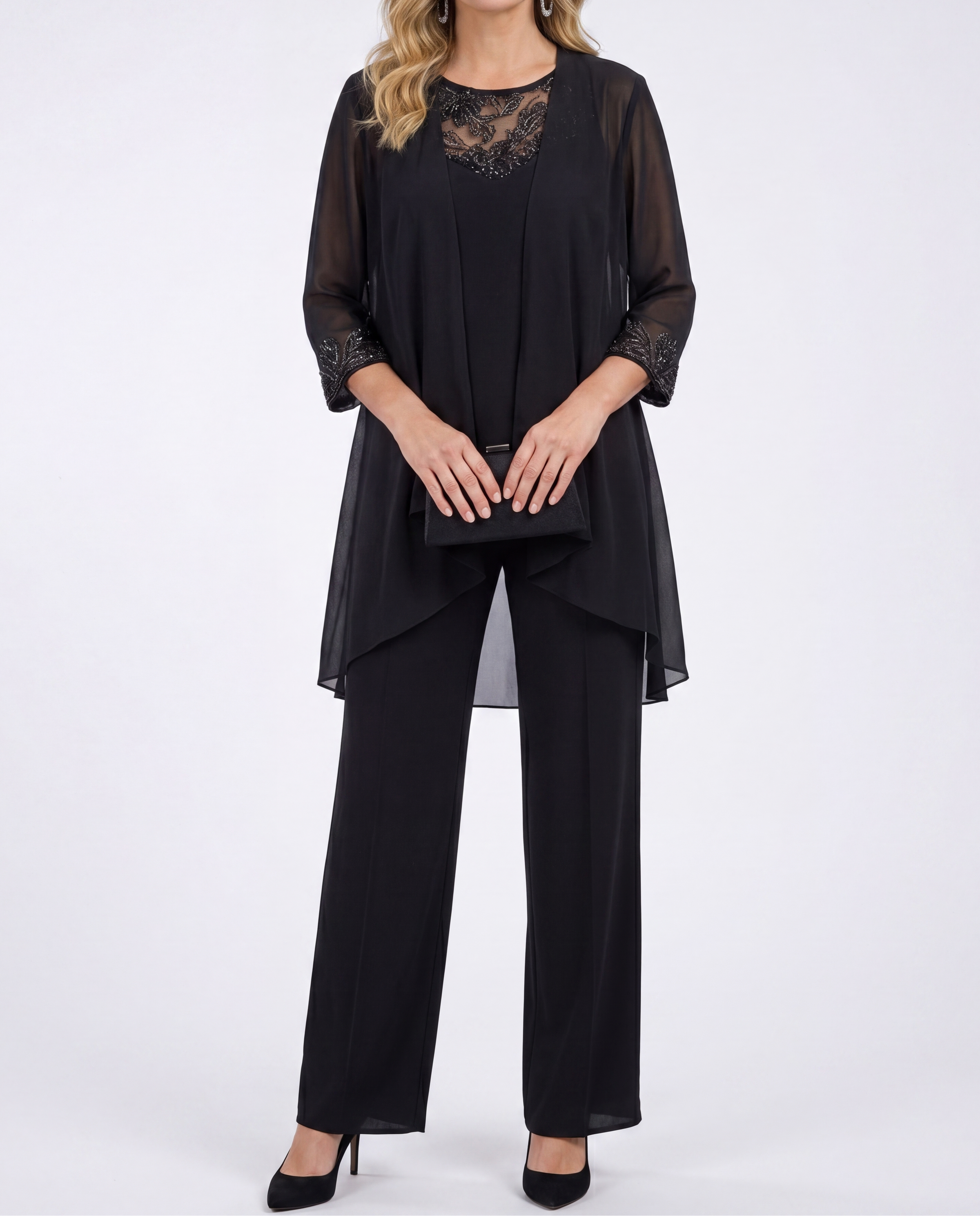 Eleanor™ | Flowing Jacket & Wide-Leg Trousers Set