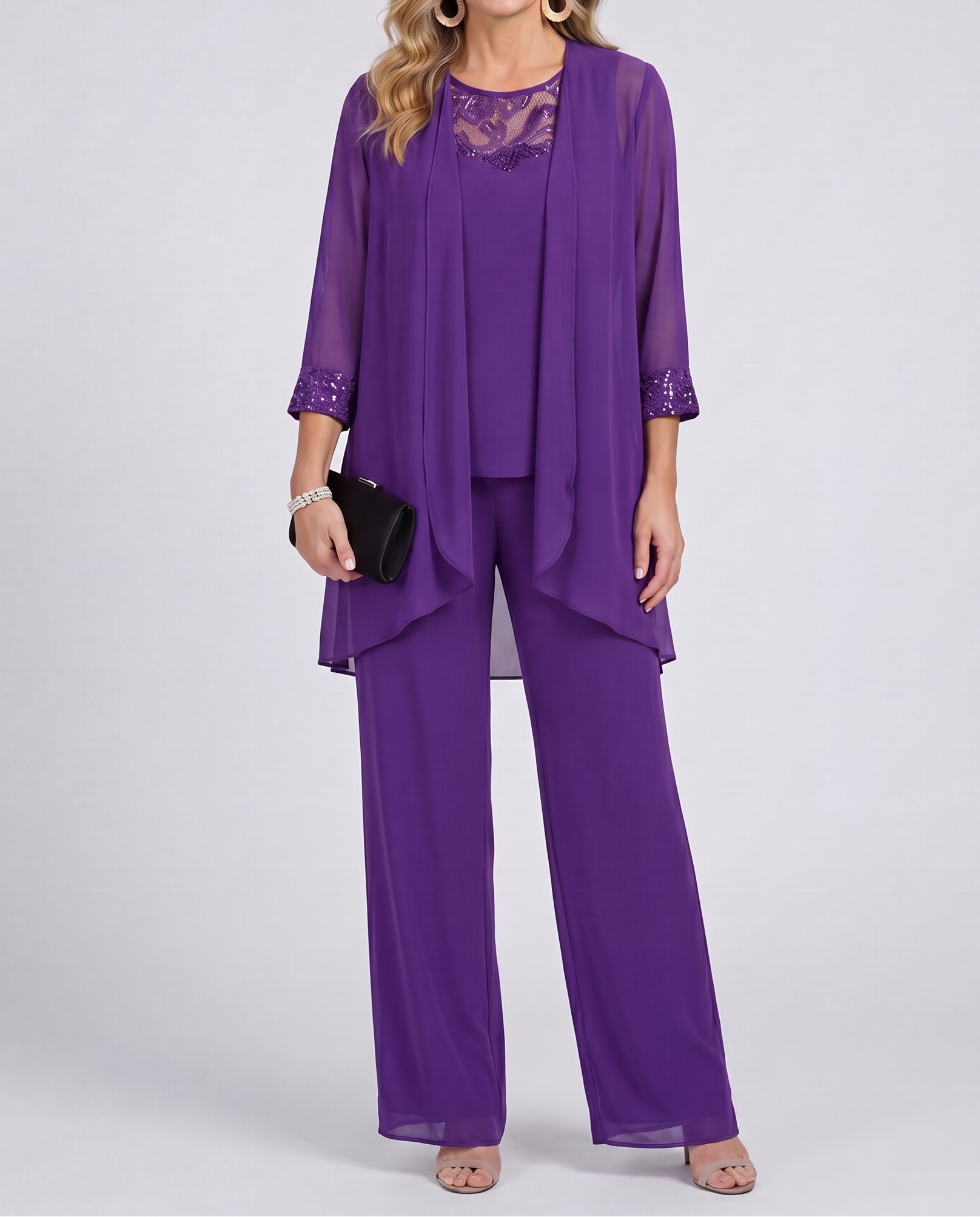 Eleanor™ | Flowing Jacket & Wide-Leg Trousers Set