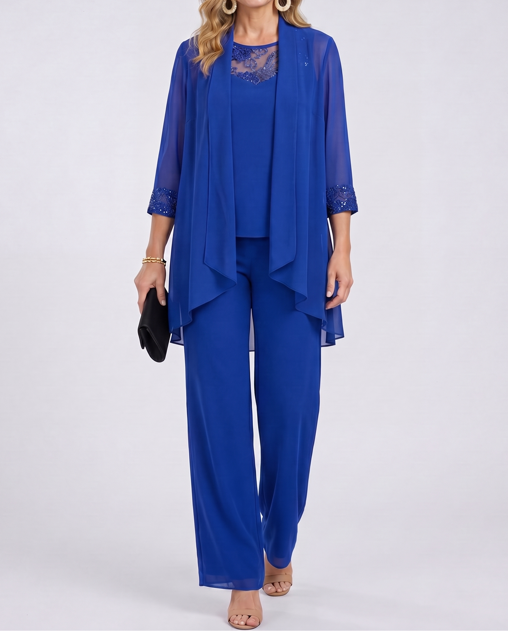 Eleanor™ | Flowing Jacket & Wide-Leg Trousers Set