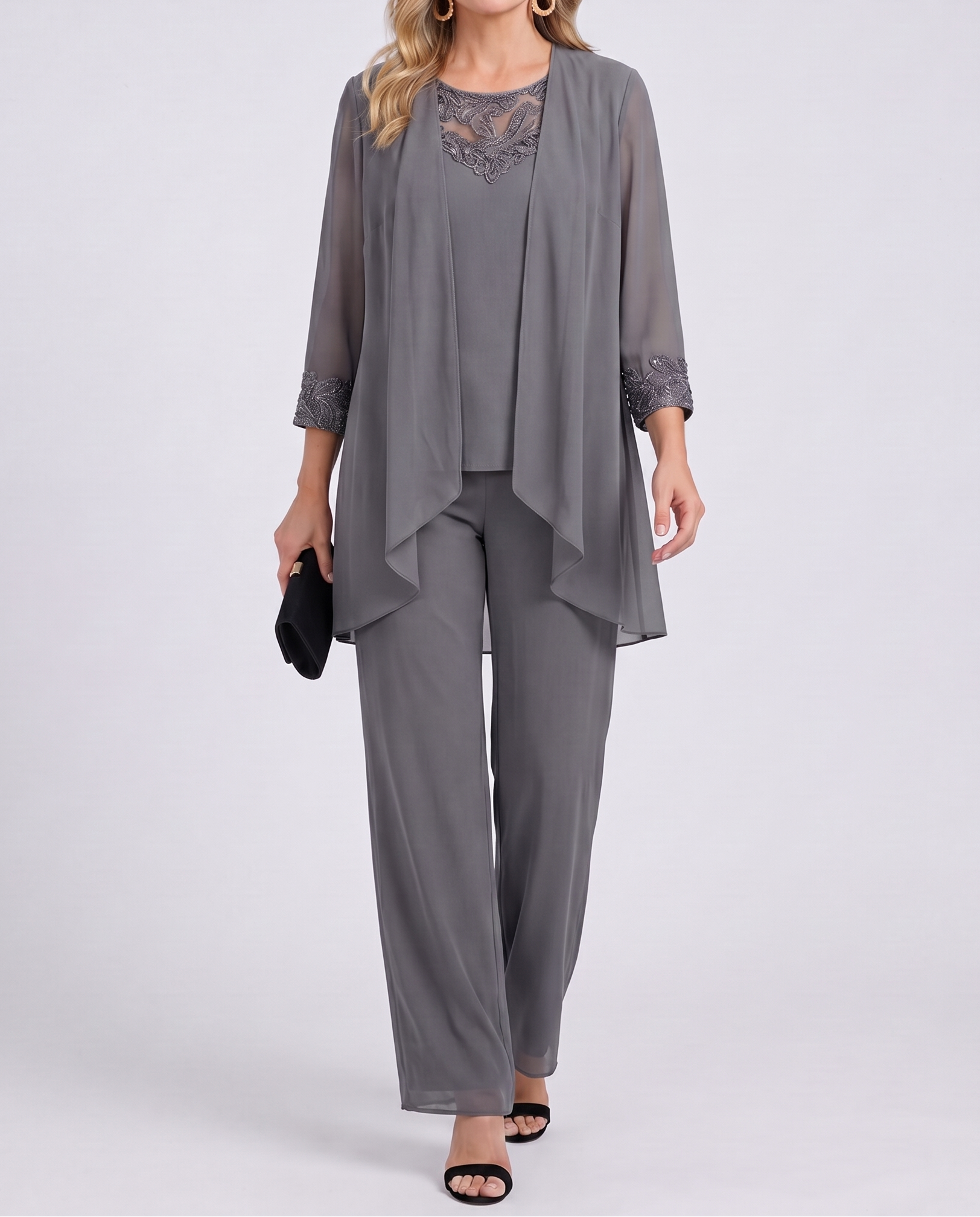 Eleanor™ | Flowing Jacket & Wide-Leg Trousers Set