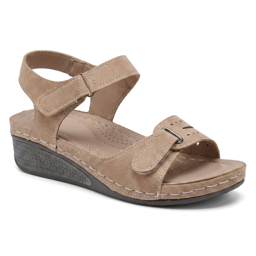CHARLOTTE™ – Orthopaedic Leather Sandal