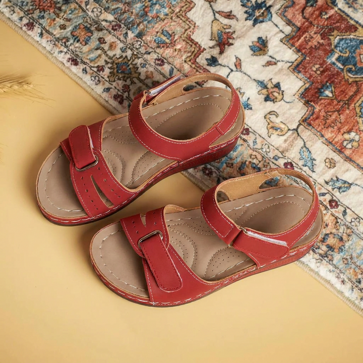 CHARLOTTE™ – Orthopaedic Leather Sandal