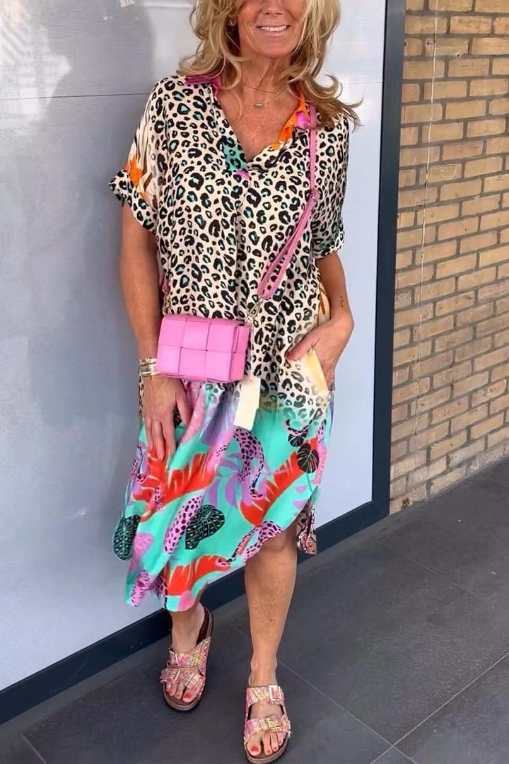 Freddie™  Chic Leopard Print Dress