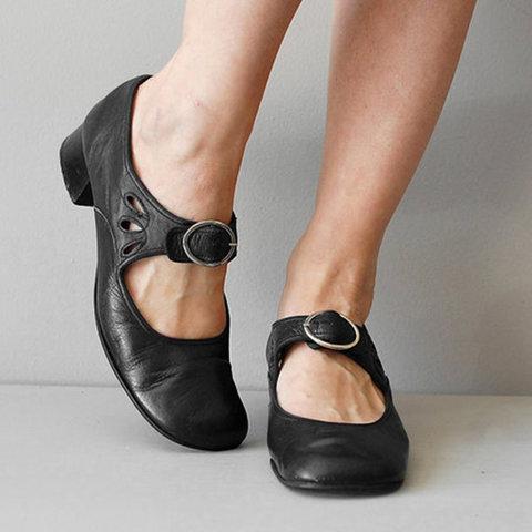 Myla™ Unique and Comfortable Leather Pumps