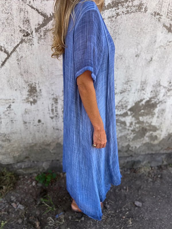 Enola™  Chic V-Neck Dress