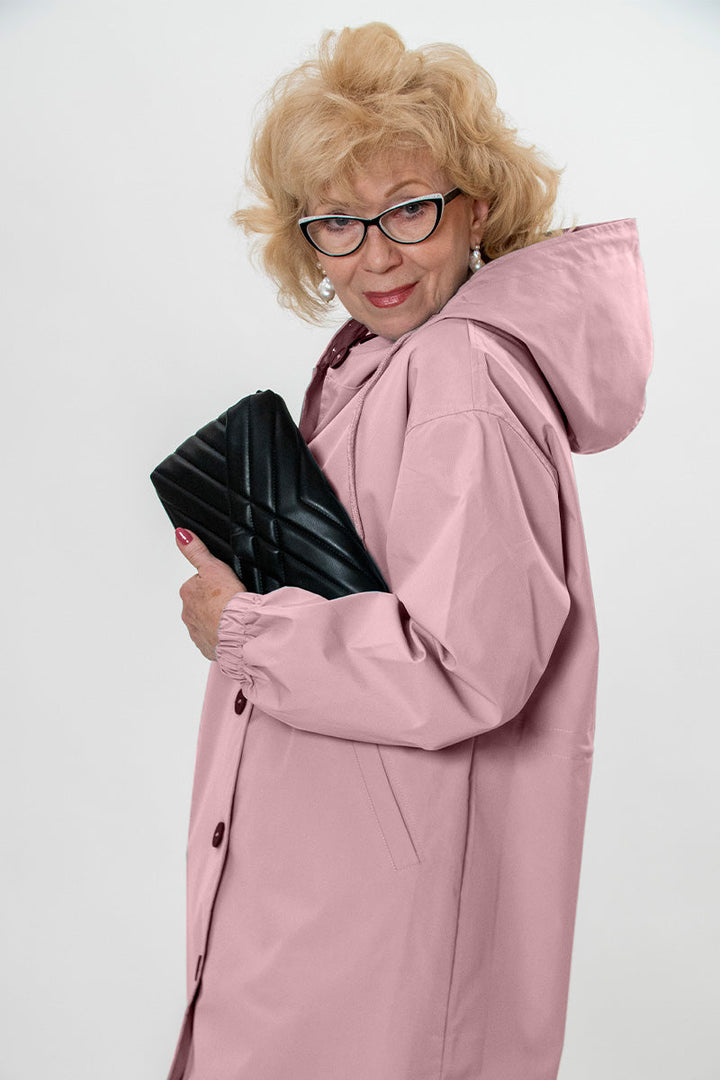 Rachel™ Water-Resistant Oversized Hooded Windbreaker