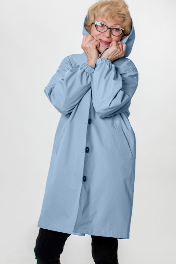 Rachel™ Water-Resistant Oversized Hooded Windbreaker